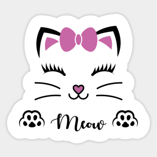 Meow kitty Sticker